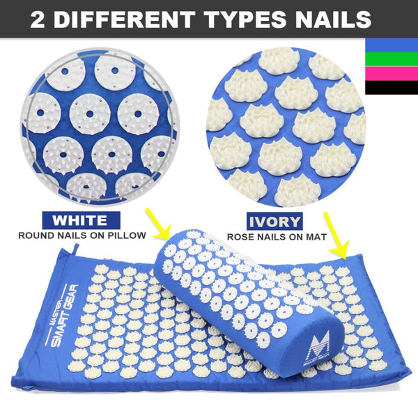 Acupressure Mat and Pillow Massage Set